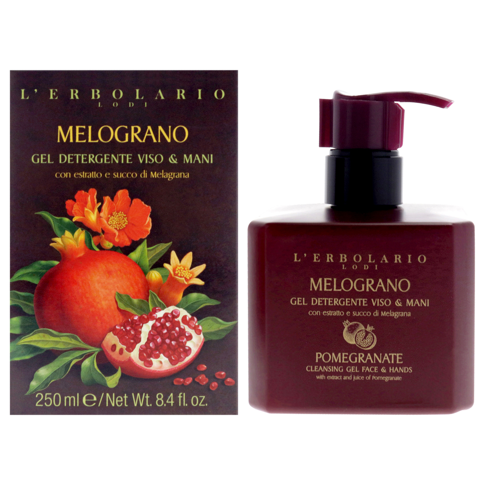Cleansing Gel Face and Hands - Pomegranate by LErbolario Unisex 8.4 oz Cleanser